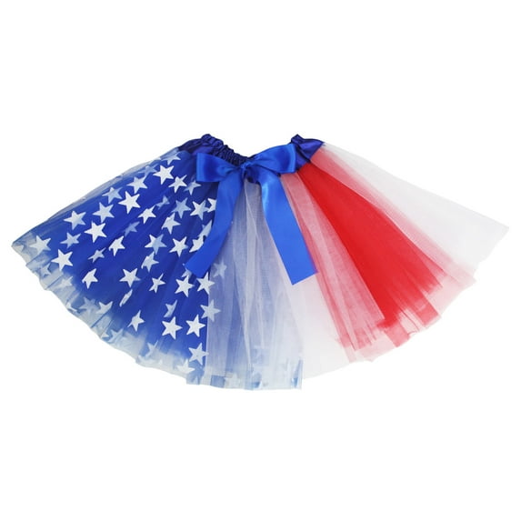 Petitebelle USA Theme Lady Tulle Tutu (USA, One Size)