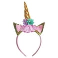 thumbnail image 1 of Petitebelle Unicorn Headband (Gold, One Size), 1 of 1