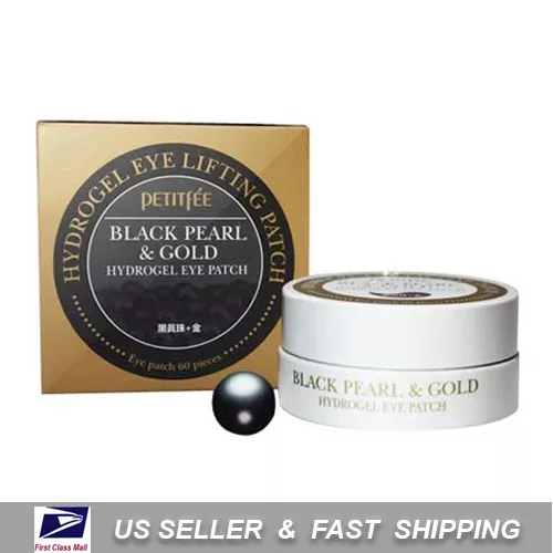 [ Petitfee ] Black Pearl & Gold Hydrogel Eye Patch 60 Sheet