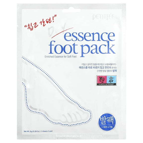 Petitfee Dry Essence Foot Pack,  1 Pair