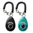 thumbnail image 1 of Petjoy Dog Training Clicker With Wrist Strap,Pet Training Clicker for Obedience & Agility，2Pack (Black&Cyan), 1 of 9