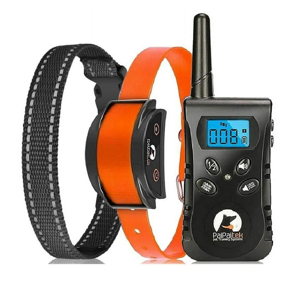 Petjoy No Shock Dog Training Collar, Rechargeable & Waterproof, No Shock Dog Collar with Remote,1600Ft Remote Range