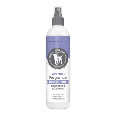 Petkin 8oz. Lavender Fragrance Infused with Hemp Oil 8 Ounce Size for Dogs and Cats. Size 8oz.