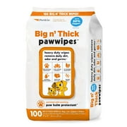 Petkin Big N' Thick Paw Wipes 100 Count