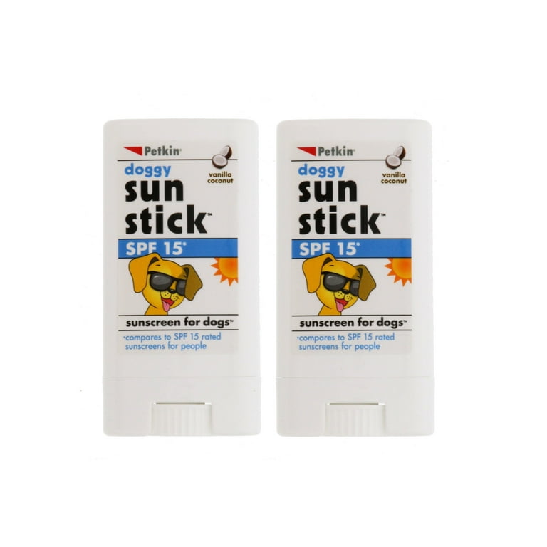Petkin Dog Sunscreen Sunstick 2 Pack Sunscreen for Dogs and