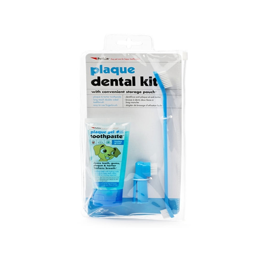 Petkin Plaque Dental Kit Mint