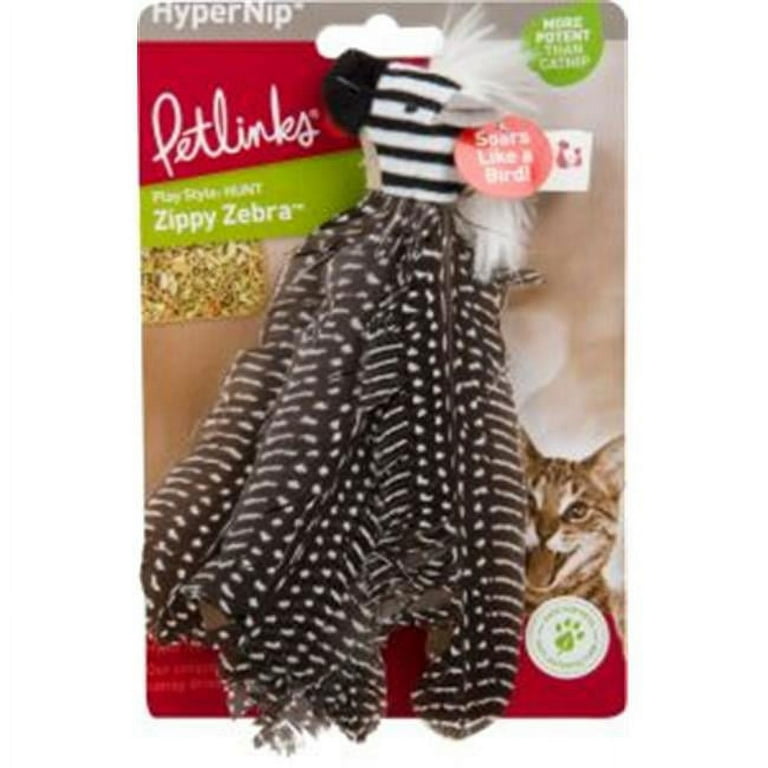 Petlinks HappyNip Zippy Zebra Catnip Cat Toy - Walmart.com