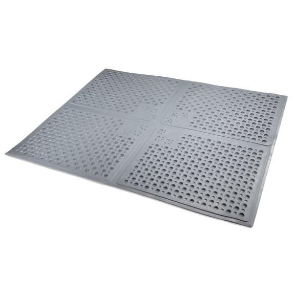 Petlinks Purr-Fect Paws Cat Litter Mat,Large, Gray