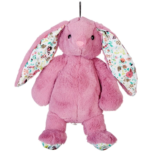 Petlou 15'' Rabbit Floral Dog Toy One Size Purple