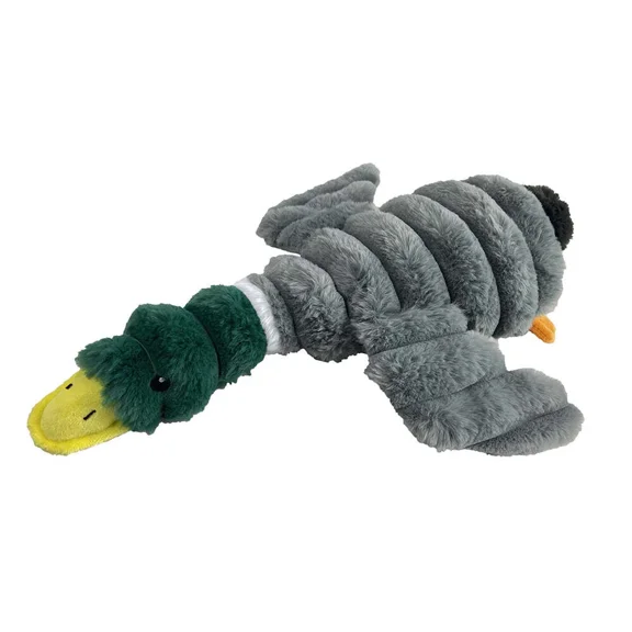 Petlou Farm Friends Squeaky Mallard Duck Dog Toy, 16 Inch