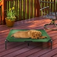 thumbnail image 1 of Petmaker 80-PET6085GRN Elevated Pet Bed, Green - 36 x 29.75 x 7 in., 1 of 2