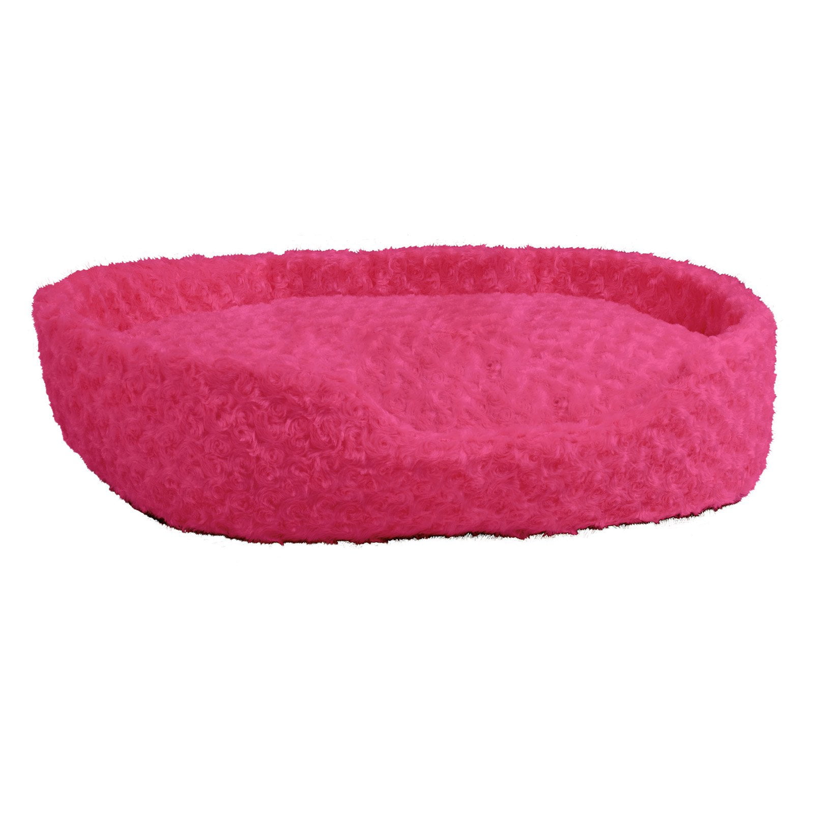 Petmaker Cuddle Round Plush Pet Bed, Small, Pink