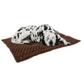 thumbnail image 1 of PETMAKER 42x26 Dog Bed with Faux Fur Top and Non-Slip Bottom, Brown, 1 of 8