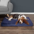 thumbnail image 1 of Petmaker Memory Foam Dog Bed, Navy, Medium, 1 of 7