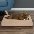 thumbnail image 1 of PETMAKER 26x19 Memory Foam Dog Bed with Removeable Washable Cover (Tan), 1 of 7