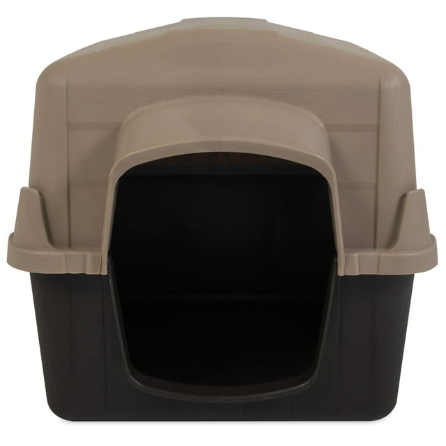 Petmate Aspen Pet Petbarn 3 Plastic Outdoor Dog House, Medium, for Pets
