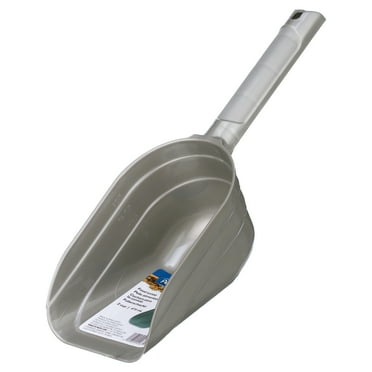 Petmate BPA Free Plastic Pet Food Scoop with Microban and Measuring Lines, 2 Cup, Silver