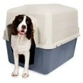 Petmate Barnhome III Dog House, Large, 38"L x 29"W x 30"H, Bleached