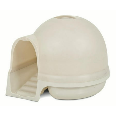 Petmate Booda Dome Clean Step Enclosed Cat Litter Box, 95% Recycled Materials, Pearl