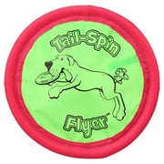 Petmate Booda Tail Spin Flyer Big Daddy Frisbee Dog Toy, Large, Multicolor, Pack of 1