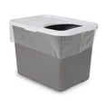 thumbnail image 1 of Petmate Top Entry Plastic Cat Litter Pan and Box Liners, Fits Upto 20 x 15 x 15 in, Pack of 8, White, 1 of 5