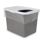 Petmate Top Entry Plastic Cat Litter Pan and Box Liners, Fits Upto 20 x 15 x 15 in, Pack of 8, White