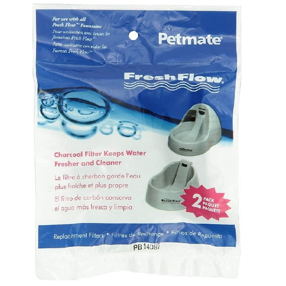 Petmate Fresh Flow Replacement Charcoal Filte 2pk
