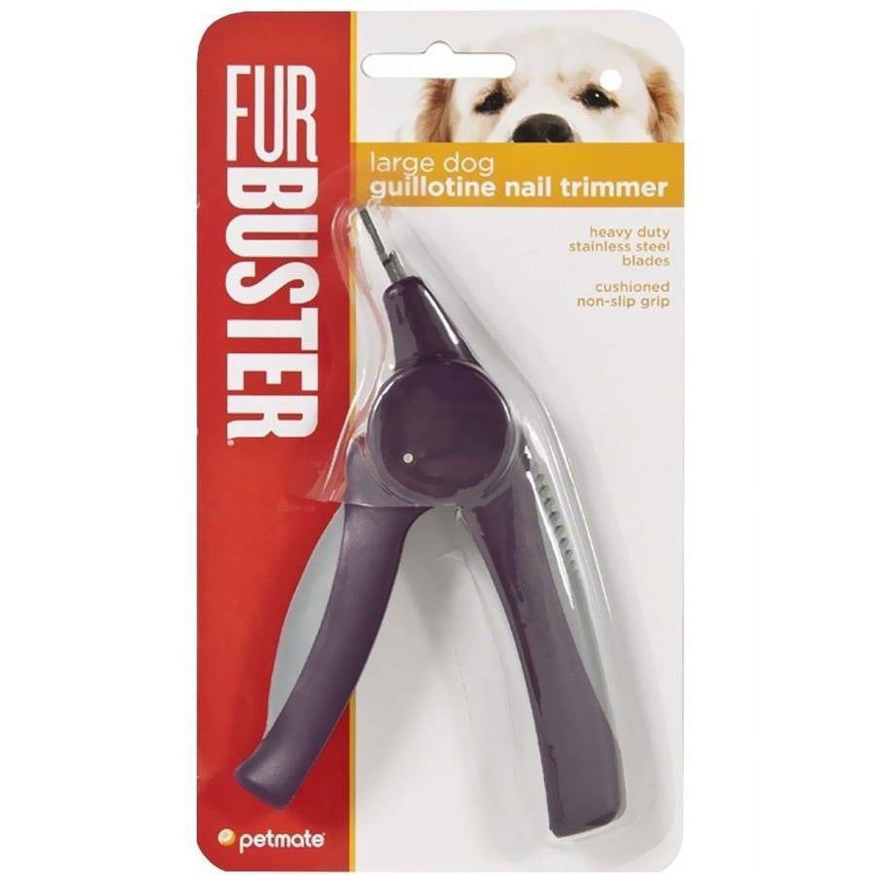 Petmate Furbuster Dog Guillotine Nail Trimmer, Large