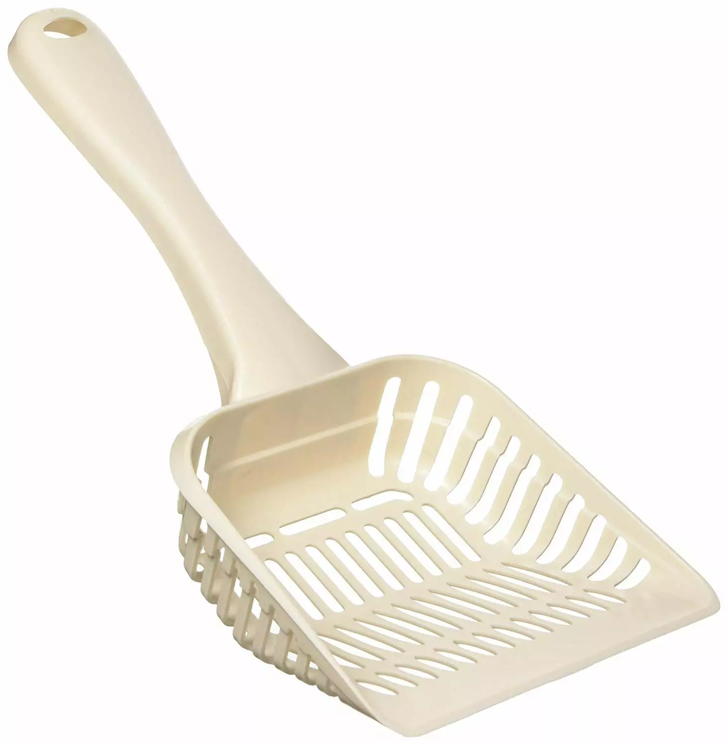 Petmate Giant Litter Scoop With Microban, Bleached Linen Color, 13 Inch