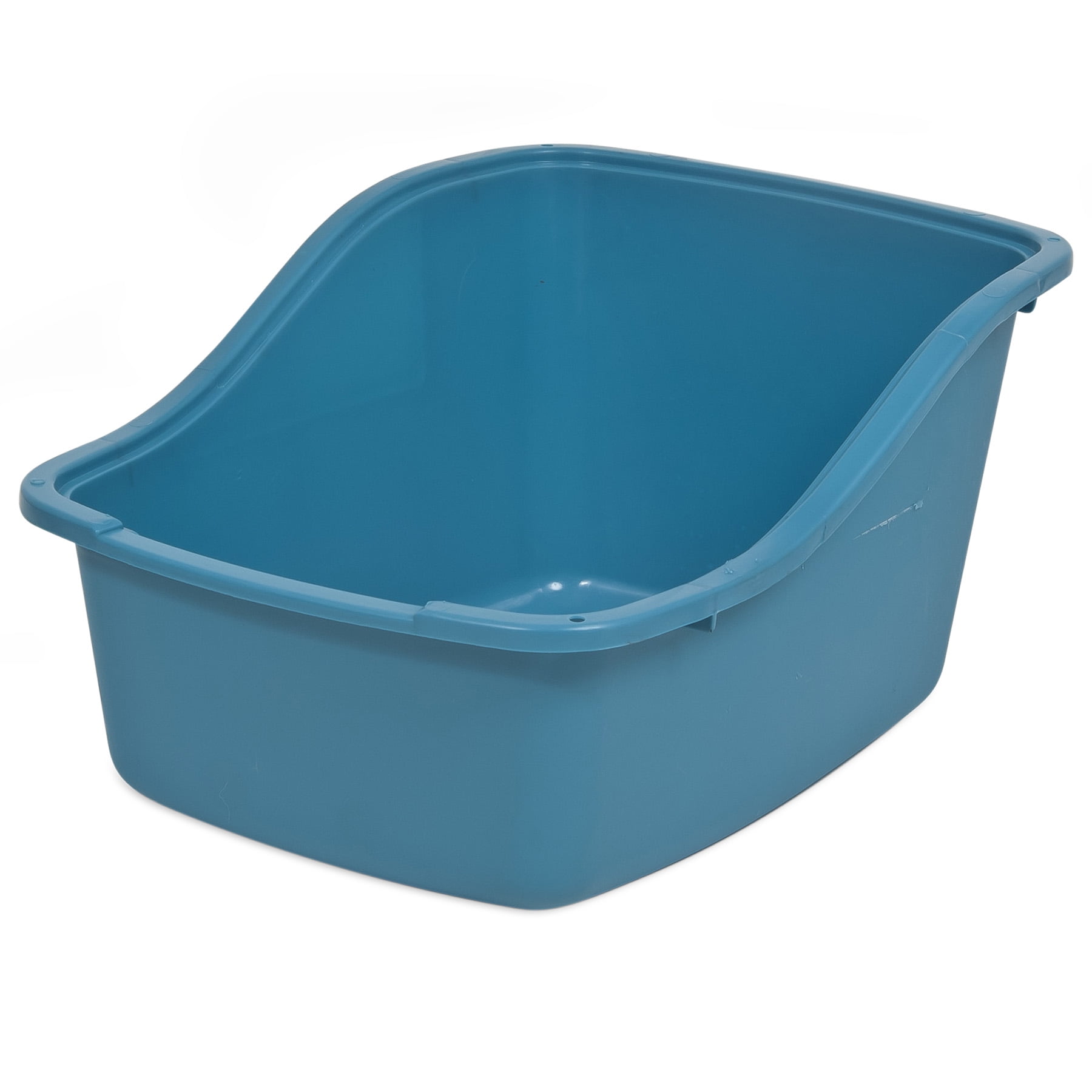 Petmate Large Assorted Colors Hi Back Cat Litter Pan