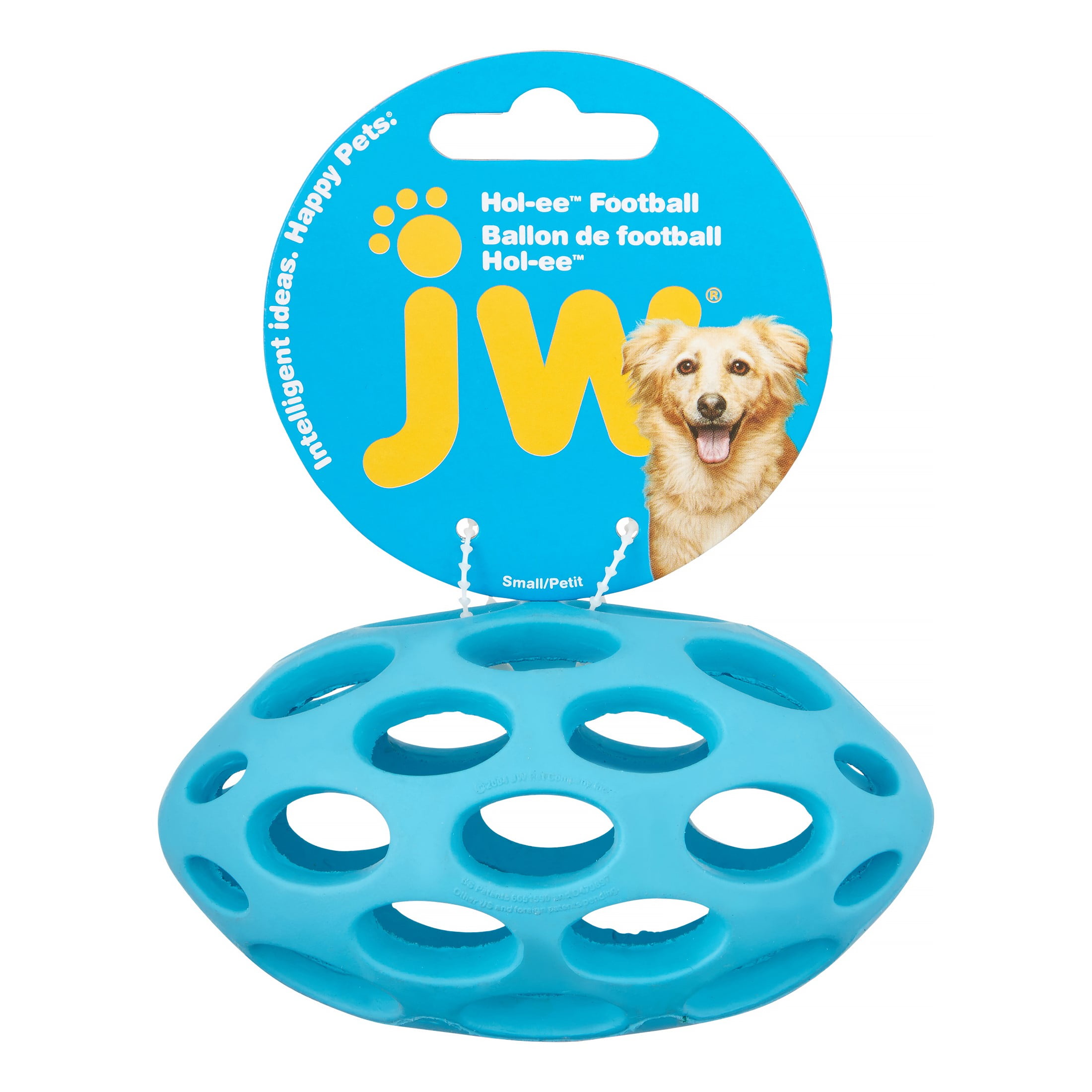 ETHICAL PET Football Squeaky Plush Dog Toy 