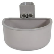 Petmate No Spill Rim Kennel Cup Pet Bowl Single For Dogs Cats Fits most Wire Doors or Crates, 21 fl oz 0.62 L