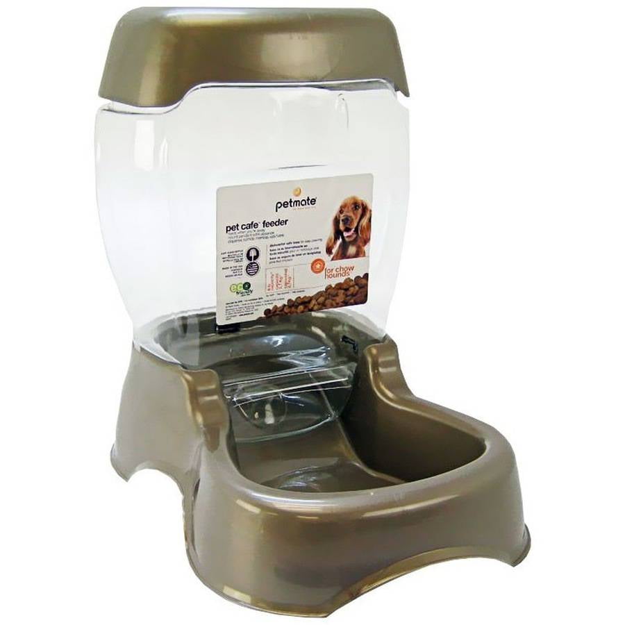 Gravity Feeder Petmate Pet Cafe Sizes (3-12LB), Pearlescent