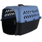 Petmate Pet Porter 26" Travel Fashion Dog Kennel Portable Medium Pet Carrier for Dogs 20-25 lb, Blue