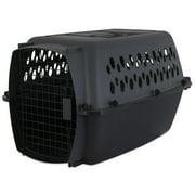 Petmate Pet Porter Traditional Travel Dog Kennel Portable Pet Carrier, Small 24" for Dogs 15-20 lb, Gray