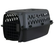 Petmate Pet Porter Traditional Travel Dog Kennel Portable Plastic Carrier, Extra Small XS 19" for Dogs Up To 10 lb, Gray