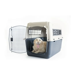 Aspen Pet Porter 32 Traditional Travel Dog Kennel Portable Medium Carrier for Pets 30 50 lb Gray Walmart