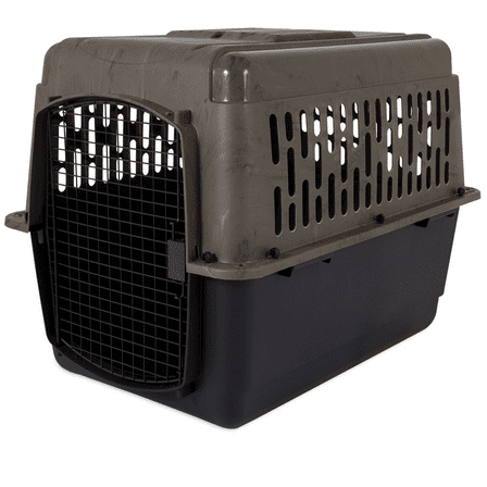Petmate Ruffmaxx Dog Kennel Plastic 360° Ventilated Travel Pet Carrier, Large 36" Dog Crate for Dogs 50-70 lb, Camouflage