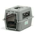 thumbnail image 1 of Petmate Sky Kennel for Dogs & Cats, IATA Approved, Plastic Travel Carrier, Gray, For Dogs & Cats up to 15 lbs, Extra Small, 21" x 15" x 21", 1 of 9