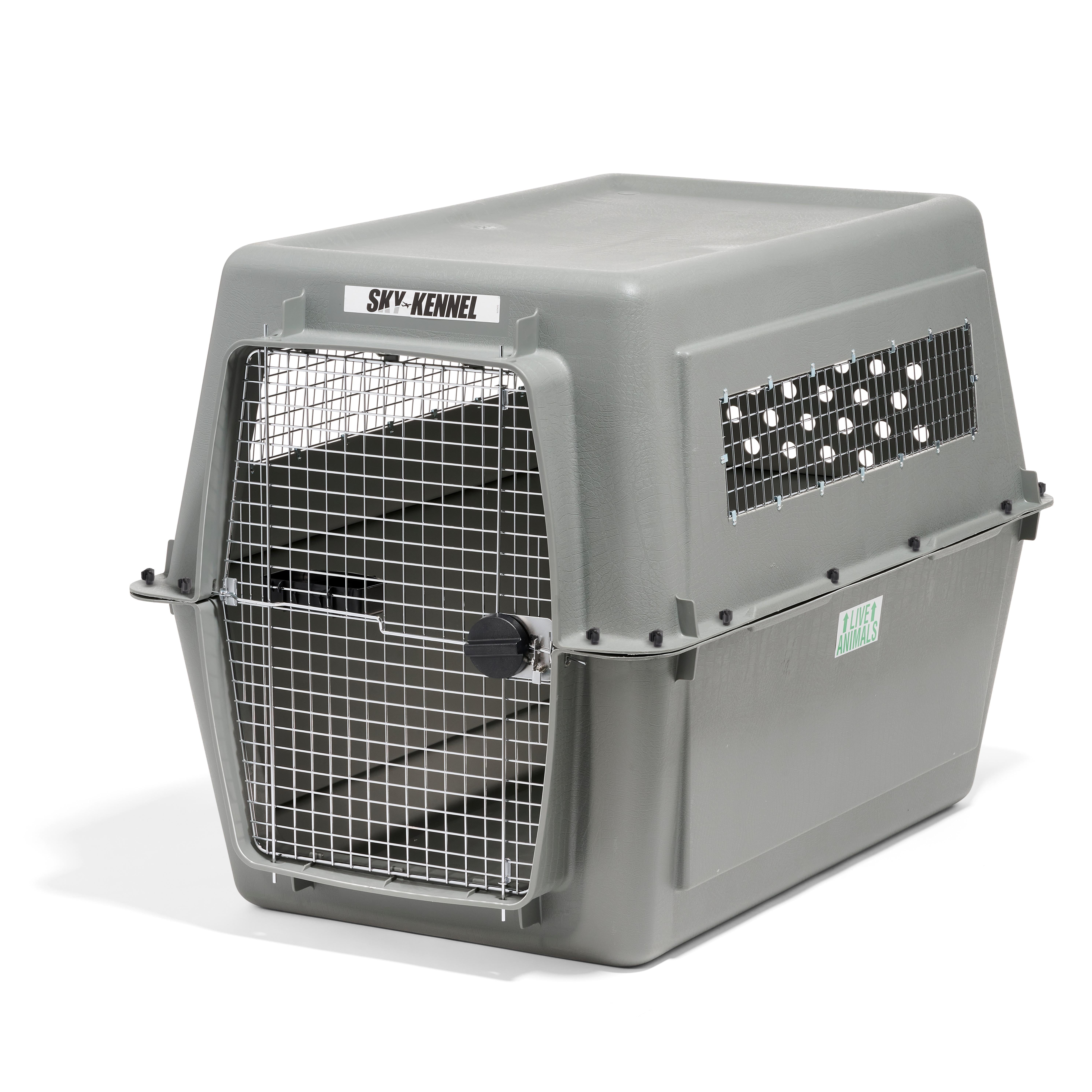 Petmate Sky Kennel IATA Airline Friendly Dog Crate Plastic Travel Pet Carrier, Large 36 Petmate Sky Kennel IATA Airline Friendly Dog Crate Plastic Travel Pet Carrier, Large 36