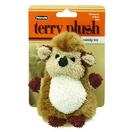 Petmate Terry Plush Hedgehog Catnip Toy