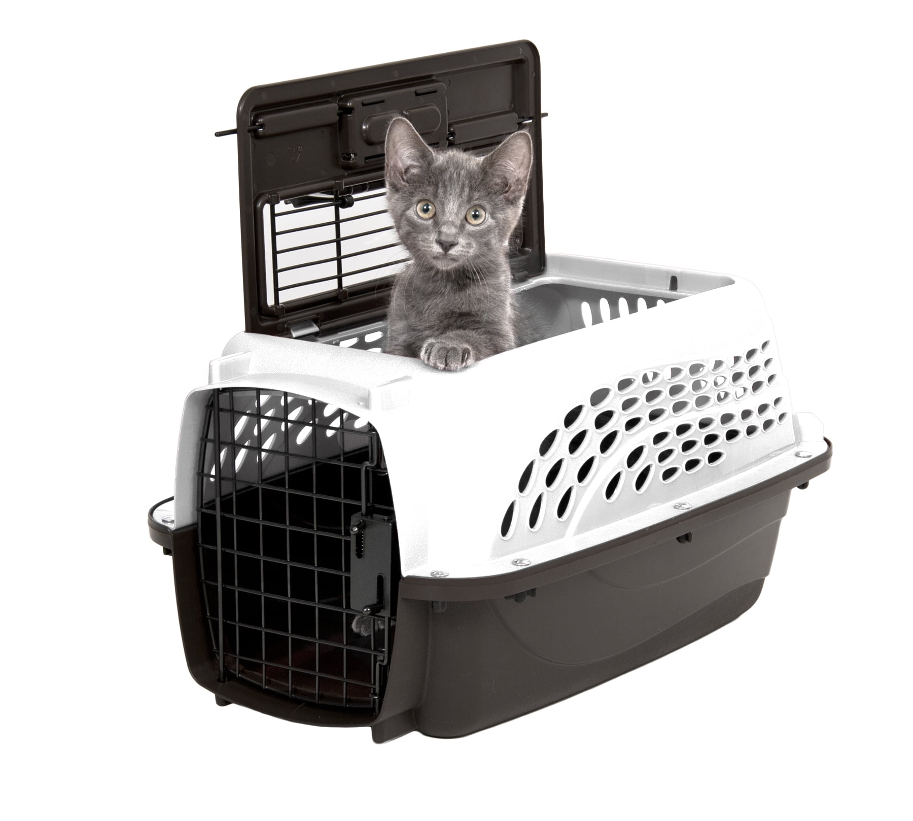 White 19" Airline Approved Two-Door Pet Carrier