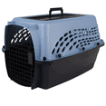 thumbnail image 1 of Petmate Plastic Carrier for Dogs & Cats, 2 Door Top Load Travel Kennel, Blue, for Dogs & Cats up to 15 lbs, Medium, 24" x 14.50" x 16.76", 1 of 13
