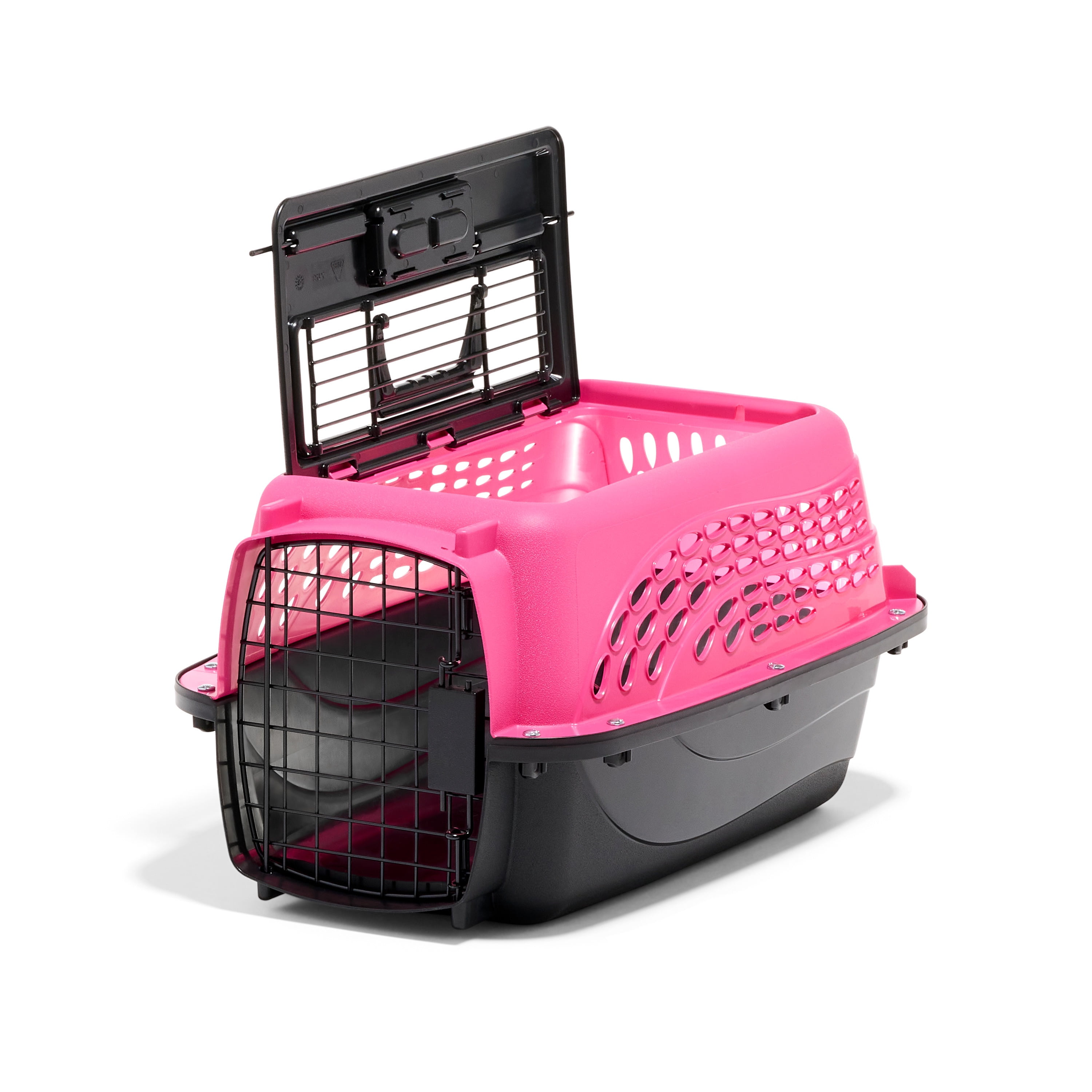 Petmate Plastic Carrier for Dogs & Cats, 2 Door Top Load Travel