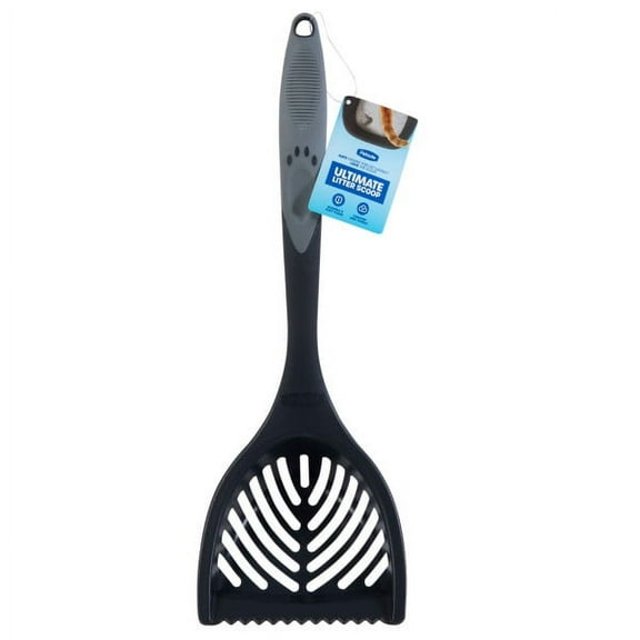 Petmate Ultimate Plastic Cat Litter Scoop with Easy Grip Ergonomic Handle, Pack of 1, Assorted