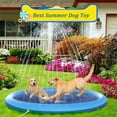 thumbnail image 1 of Petmoko Non Slip Splash Pad Sprinkler Pool Outdoor Play Mat, 1 of 6