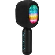 Petmoko Wireless Bluetooth Karaoke Microphone, Portable Karaoke Mic Singing Speaker with Colorful LED Lights, Handheld 5.0 TWS Bluetooth Microphone for Kids & Adults, Used for Car Home Party Birthday