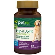 Petnc Natural Care Hip & Joint Daily Health for Dogs, Liver Flavor, 60 ea