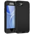 thumbnail image 1 of Petocase for 2022/2020/3rd/2rd iPhone SE Case,iPhone 8/7 Case,Built-in Screen Protector Shockproof Dust/Drop Proof 3 in 1 Full Body Rugged Heavy Duty Phone Cover for iPhone SE 2022/2020,Black, 1 of 7