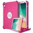 thumbnail image 1 of Petocase For iPad Air 11 Inch Case M2(2024),iPad Air 6th/5th/4th Gen Case (2024/2022/2020), Foldable Stand Heavy Duty Shockproof Protective iPad Case,Pink/White, 1 of 7